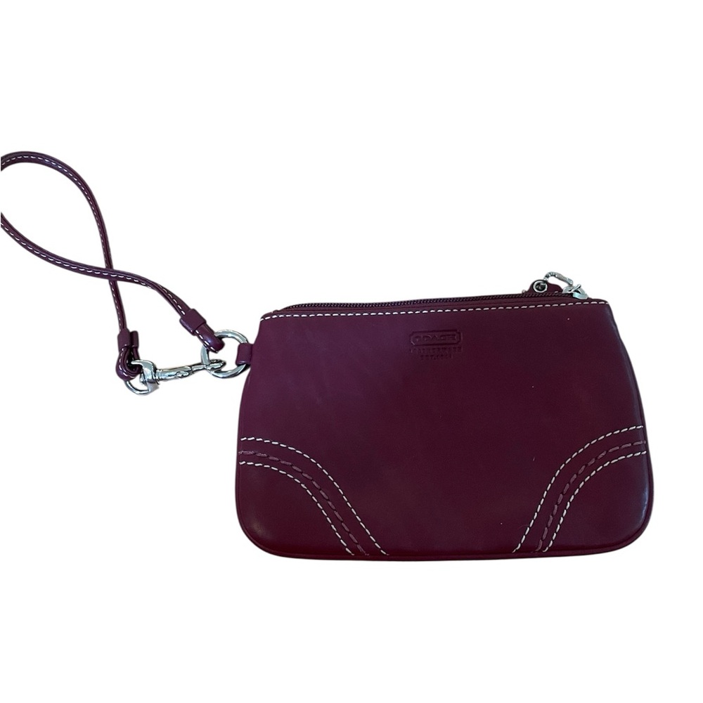 Coach Purple Clutch Wristlet